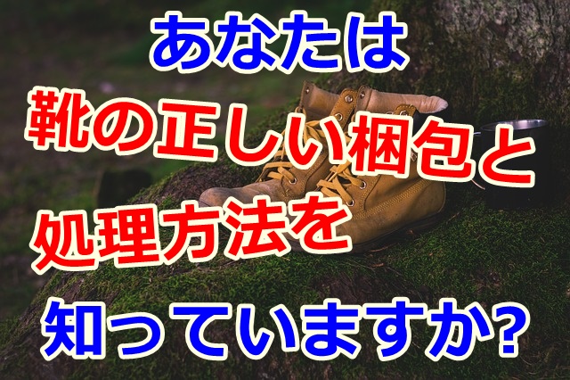 引っ越し時の靴の梱包方法と処理方法について知っていますか 人生を変える引っ越し術