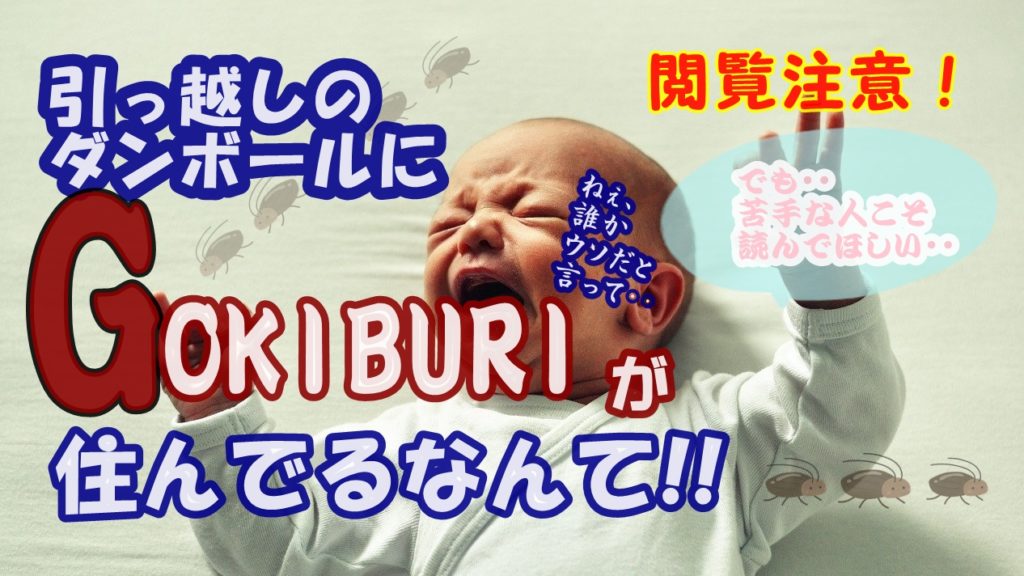 ダンボールにゴキブリが 招かれざる客 G の新居への侵入を防げ 人生を変える引っ越し術